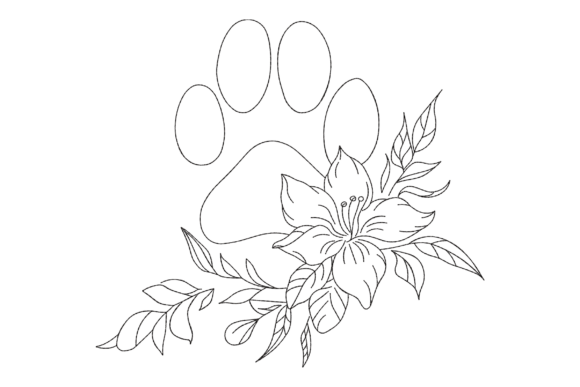 Floral Paw