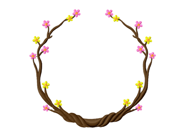 Floral Vine Frame